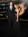 Miley - 12. March- The Hunger Games Premiere at the Nokia Theater in LA: Red Carpet - miley-cyrus photo