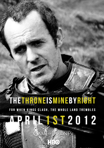  Season 2 Poster- Stannis Baratheon