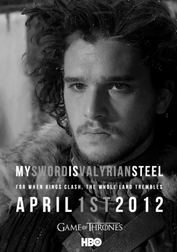  Season 2 Poster- Jon Snow