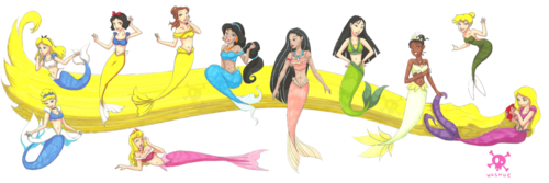  mermaid princesses ^_^