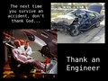 thank an engineer - atheism photo