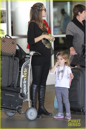  Alessandra Ambrosio: Back In L.A. with Anja