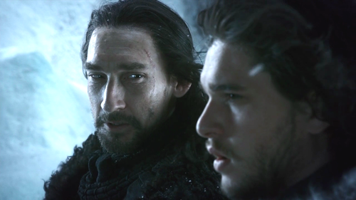 Benjen Stark and Jon Snow