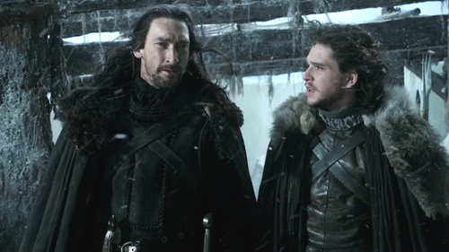 Benjen Stark and Jon Snow