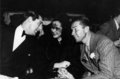 Cary Grant with Gloria Vanderbilt & her date Bruce Cabot  - classic-movies photo