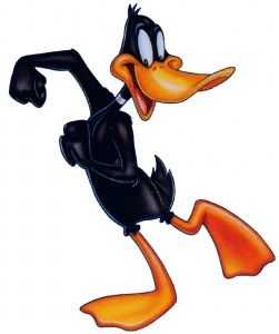 Daffy's On His Way To The Party Lol !