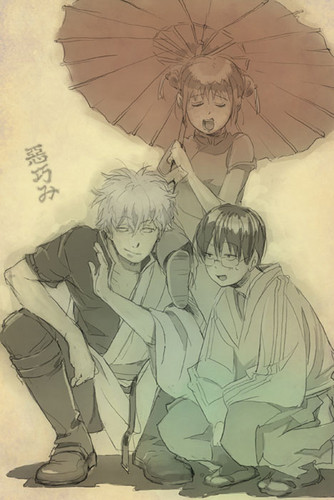  Gintoki, Kagura & Shinpachi <3