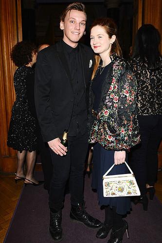 Jamie and Bonnie Wright London Evening 2012