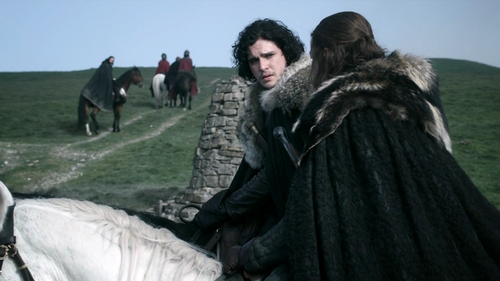 Jon and Eddard Stark