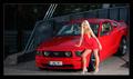 MUSTANG & SEXY BABE - sports-cars photo
