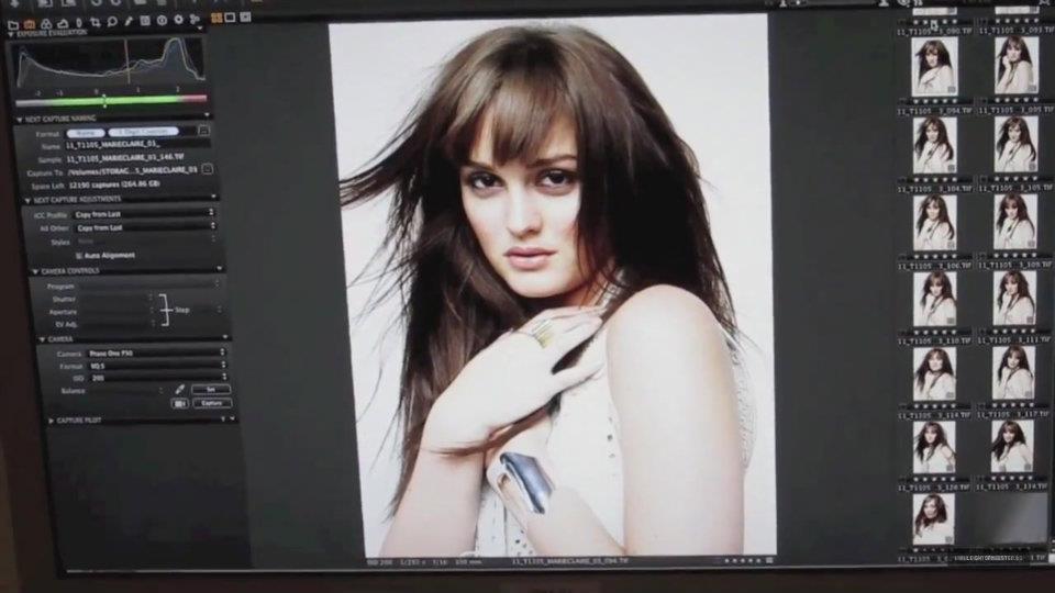 Marie Clarie Cover Photoshoot April 2012 Leighton Meester Photo 