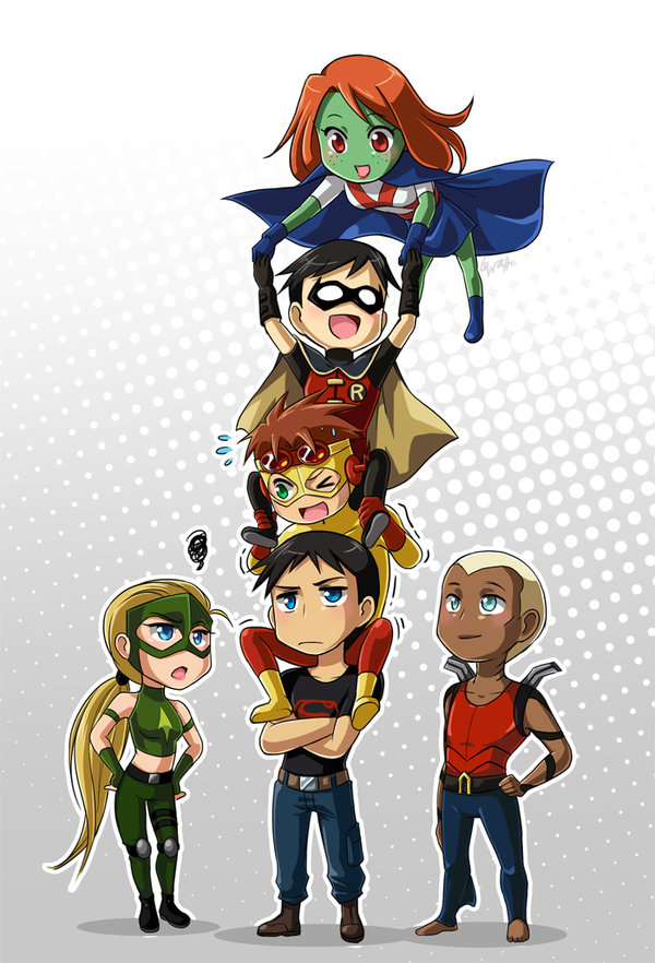Teamwork - young-justice fan art