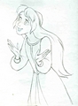 Walt Disney Sketches - Princess Eilonwy - walt-disney-characters photo