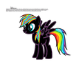 night rainbow - my-little-pony-friendship-is-magic fan art