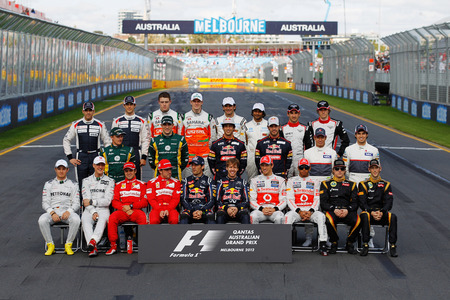 2012 Australian GP Drivers