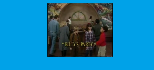 Billy's Party Title Screenshot