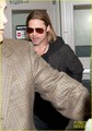 Brad Pitt: LAX Arrival - brad-pitt photo