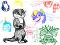 Colourful........things. IDK :D - penguins-of-madagascar fan art