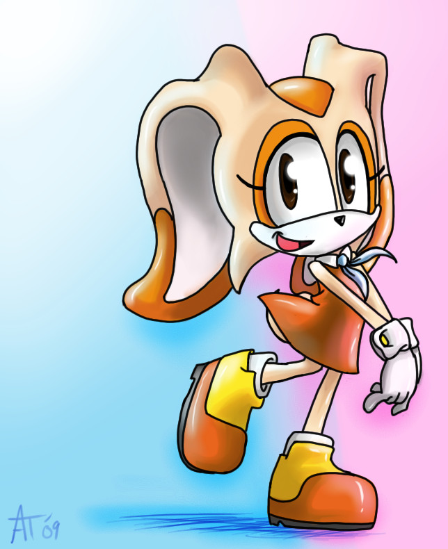 Fan Art of Cream the Rabbit for fans of Sonic the Hedgehog. 