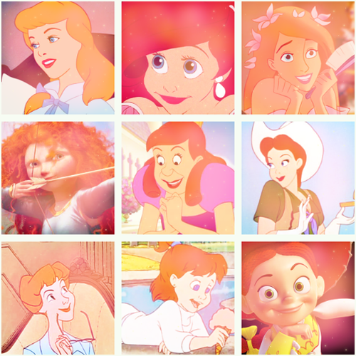  디즈니 redheads