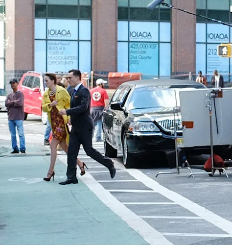  Ed and Leighton on set March 20