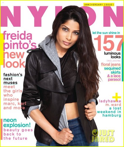Freida Pinto Covers 'Nylon' April 2012