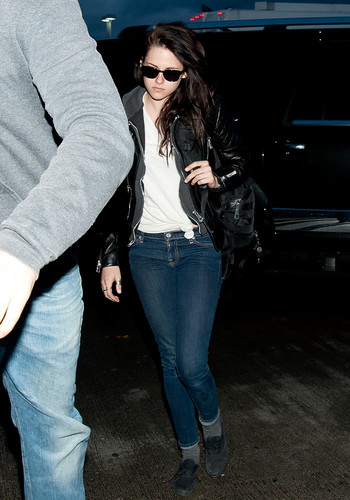 Kristen Stewart at LAX Airport in Los Angeles, California - March 18, 2012.