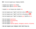 i do not respect... - atheism photo
