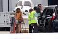 miley 2012 > March > Taking A Private Jet In Los Angeles [23rd March] - miley-cyrus photo