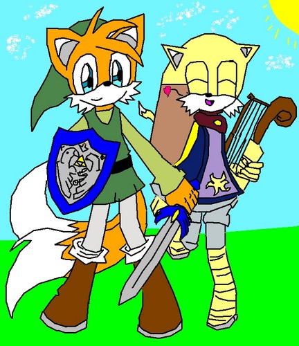 tails and cryistal loz wind waker