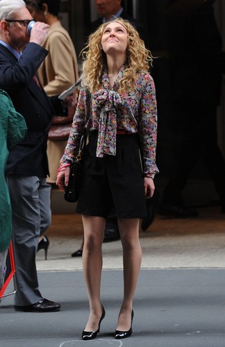  AnnaSophia - On the “Carrie Diaries” Set - March 24th, 2012