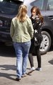 Emma Watson and Kirsten Dunst on the Los Angeles set of their new film, "The Bling Ring" (March 27). - emma-watson photo