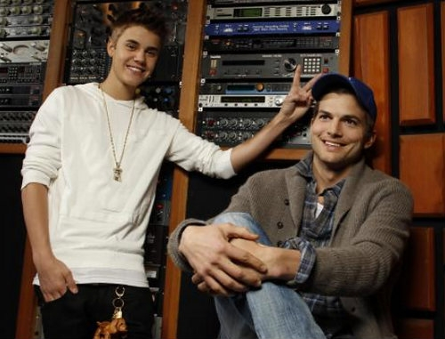 Justin and Ashton Kutcher