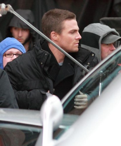 On the set (March 12)