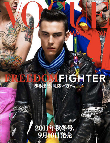  Vogue Hommes 일본 magazine cover