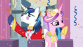 -SPOILER- Shining Armor and Cadence waving to the crowd - my-little-pony-friendship-is-magic photo