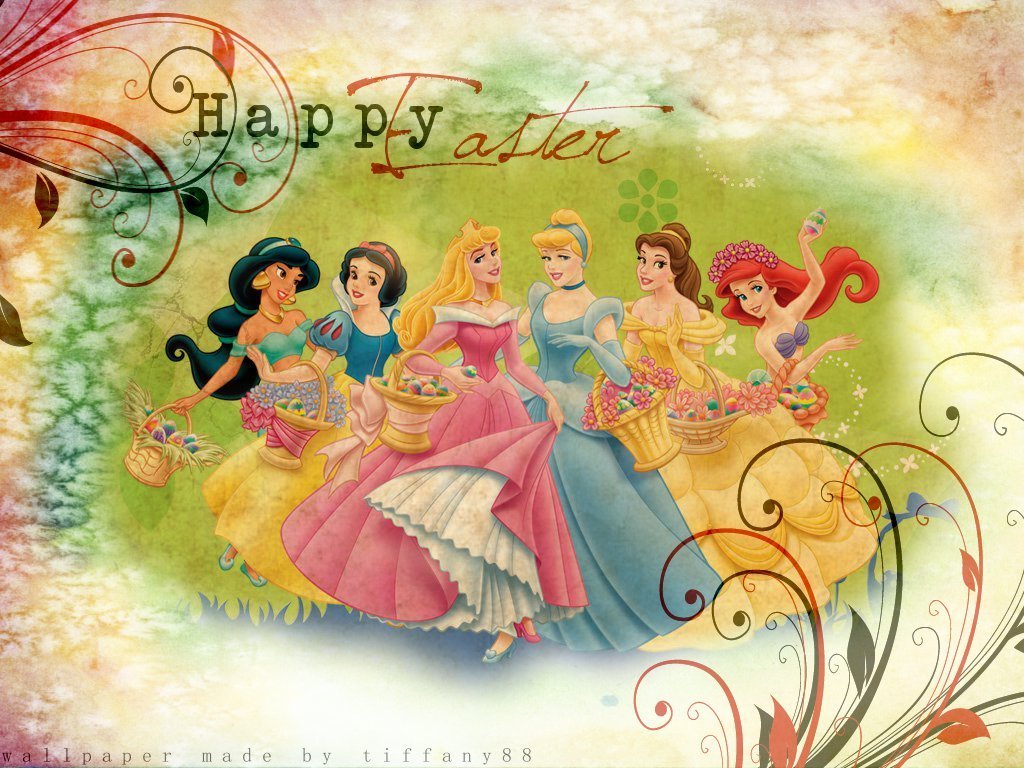 Disney Princess Easter - Happy Easter All My Fans Wallpaper (30153768) -  Fanpop