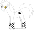 Hichigo from Bleach as a MLP:Fim Pony - my-little-pony-friendship-is-magic fan art