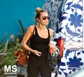 Miley -29/03 Leaving Winsor Pilates In West Hollywood - miley-cyrus photo