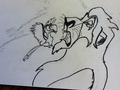 My Scar & Zazu Drawing - the-lion-king fan art