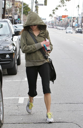 Nikki Reed leaving the gym in Studio City - March 26, 2012.