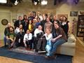 cast with Stephen Hawking - the-big-bang-theory photo