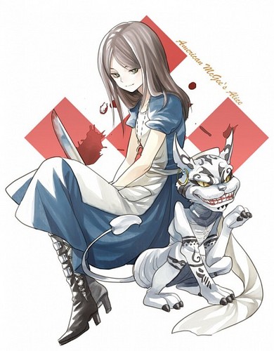 Alice and Cheshire Cat