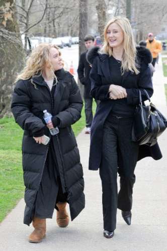  AnnaSophia - On set of 'The Carrie Diaries' - March 29th, 2012