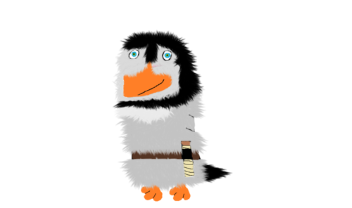 Baby Kait penguinized