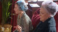 Behind the scenes of Downton Abbey - maggie-smith photo