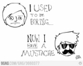 Mustache. - random photo