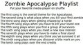 Zombie Apocalypse Playlist - music photo