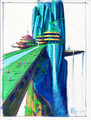 FS Gloss Angeles original concept art by Walter Martishus - barbie-movies photo