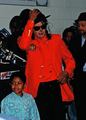 Michael Jackson in red ♥ - michael-jackson photo